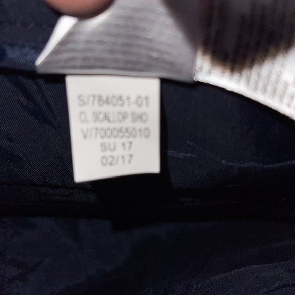 NWOT Banana Republic navy scallop stretch short size 4 - Picture 5 of 6